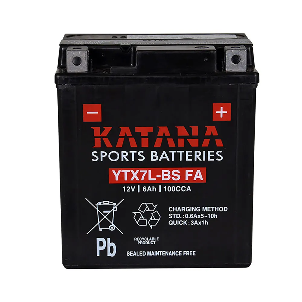 KATANA MOTORCYCLE YTX7L-BS FA Motorcycle Battery 151014