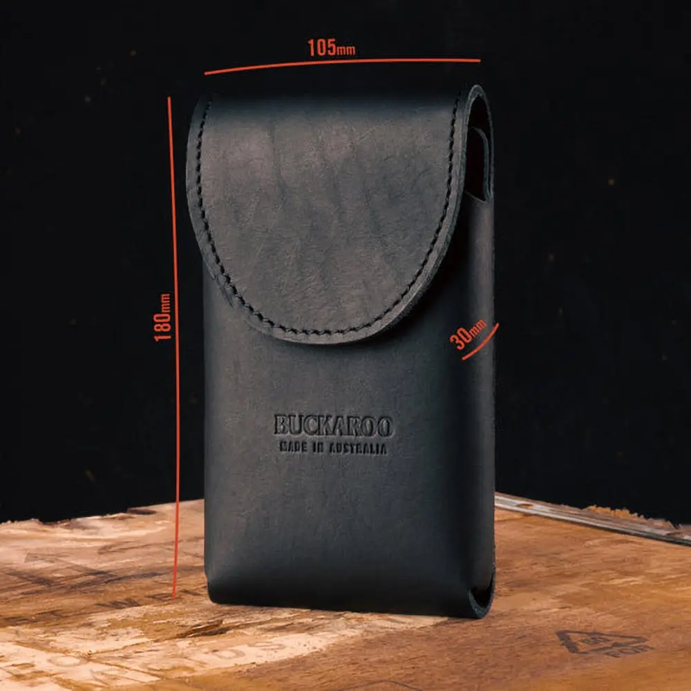 BUCKAROO Leather Phone Tool Holder Large HPP