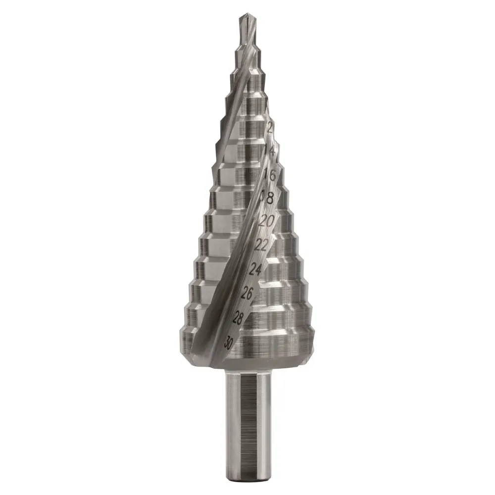 SUTTON 4-30mm 14-Step HSS Spiral Flute Step Drill Bit