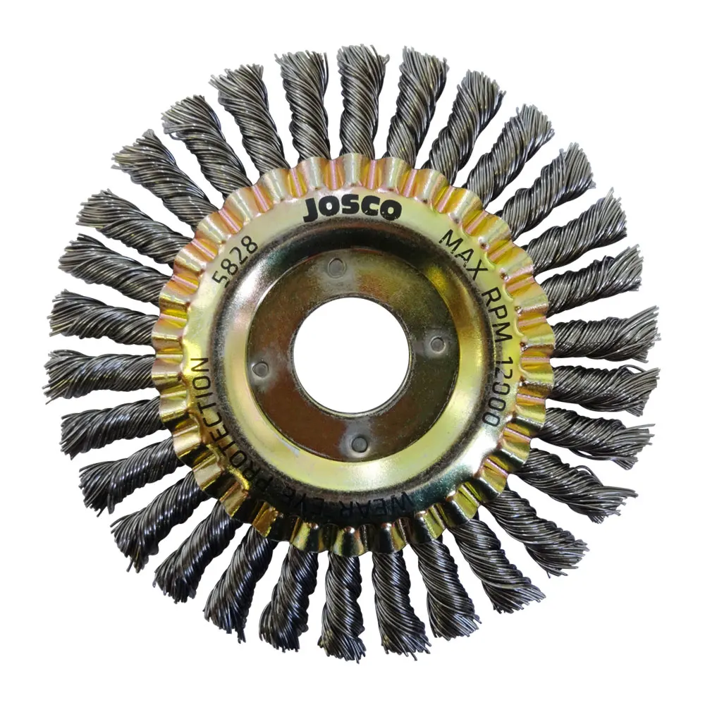 JOSCO 125mm Twistknot Pipeline Wheel Brush 5828