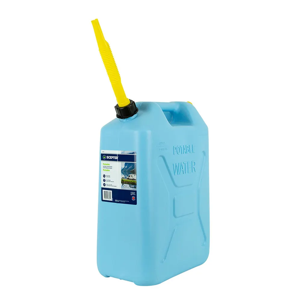 SCEPTER 20L Blue Plastic Water Can Military Style FUE7825