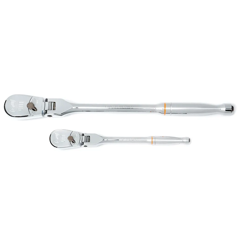 GEARWRENCH 90T Full Polish Flex Head Ratchet Set - 2 Piece 81216T