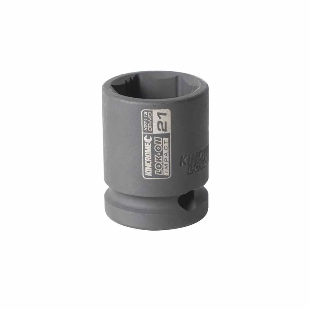 KINCROME LOK-ON 21mm 1/2" Drive Impact Socket K27113