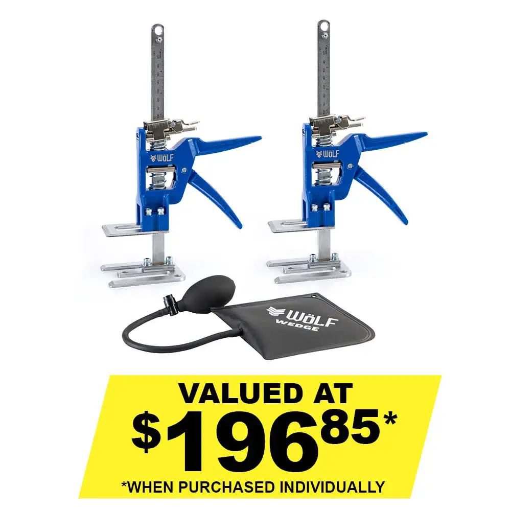 WOLF 200kg Cap, 2x Arm, 1x Wedge Wolf Arm Lifting Tool Set - 3 Piece WLAS3PC