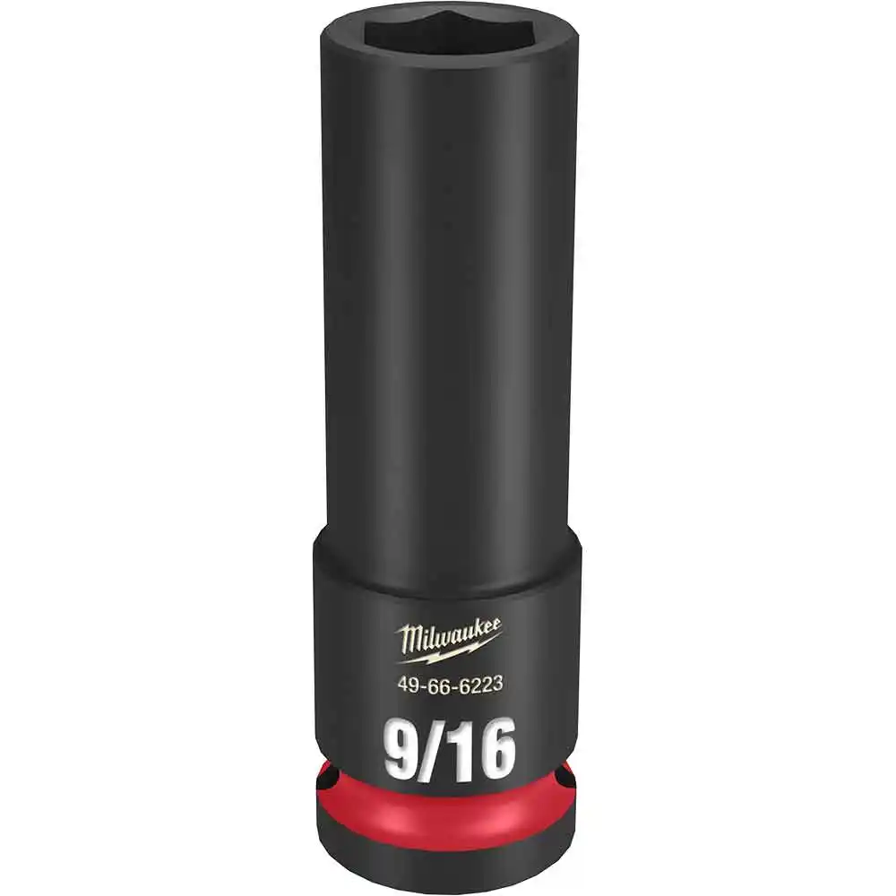 MILWAUKEE SHOCKWAVE 1/2" Drive 9/16" Deep 6 Point Impact Socket 49666223