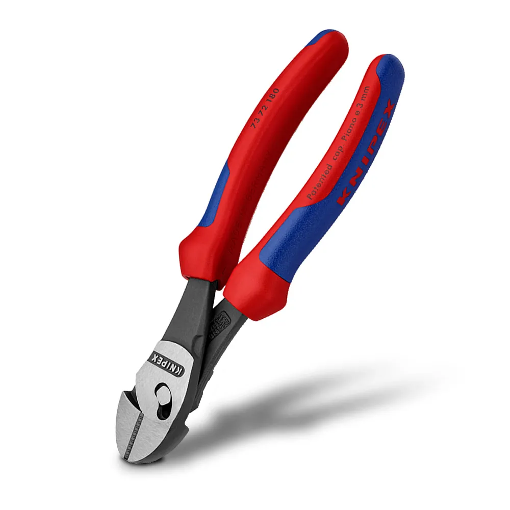KNIPEX 180mm Twinforce Diagonal Cutter Plier 7372180BK