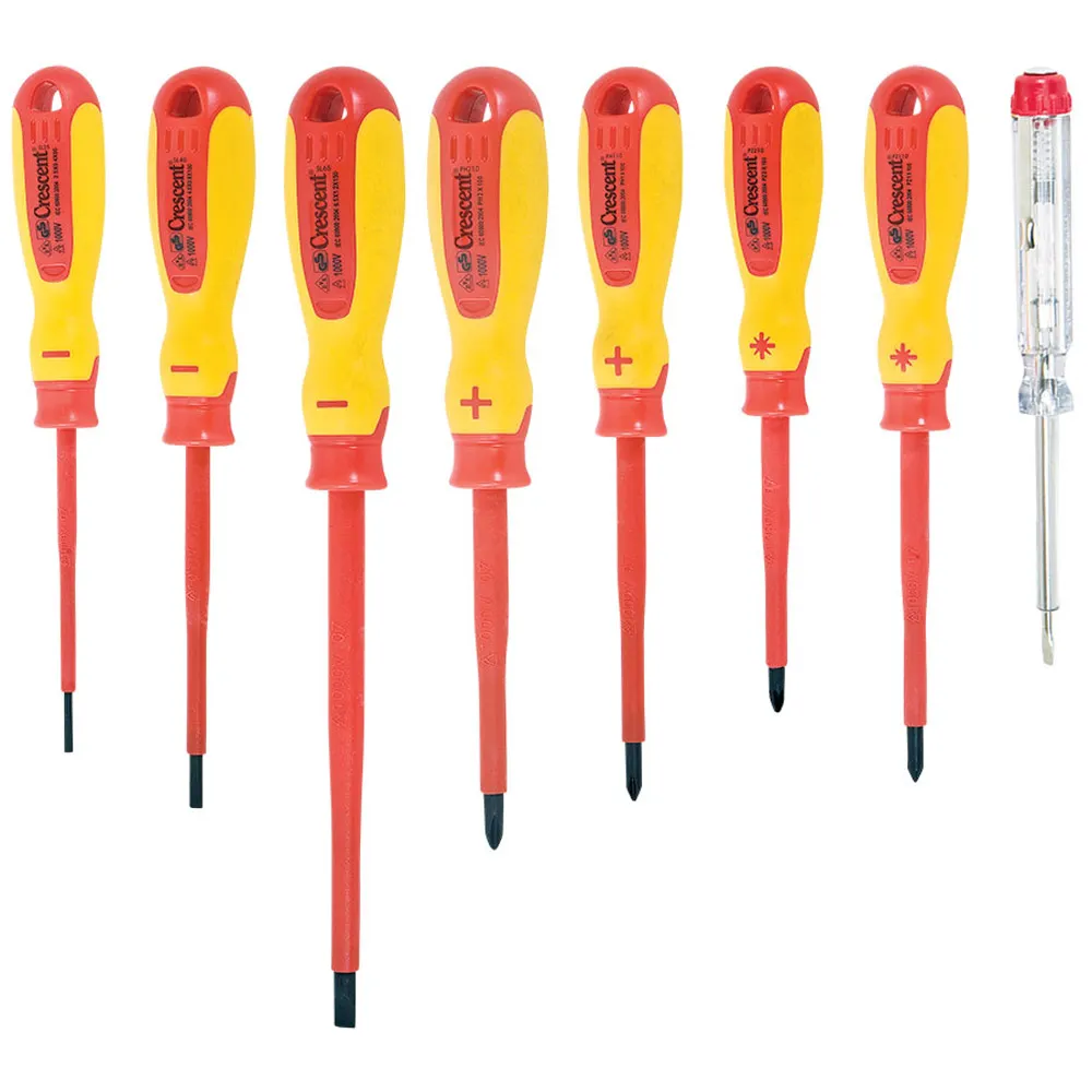 CRESCENT 8 Pc. 1000V Screwdriver Set SD8SET
