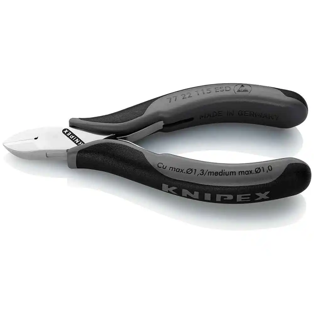 KNIPEX 115mm Electronics Diag Cutter Esd 7722115ESD