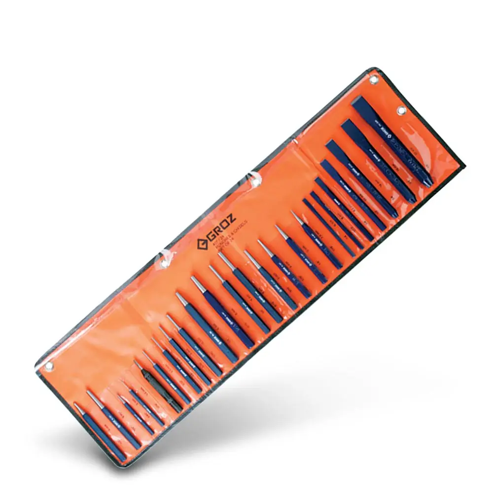 GROZ Punch & Cold Chisel Set - 24 Piece GZ-33003