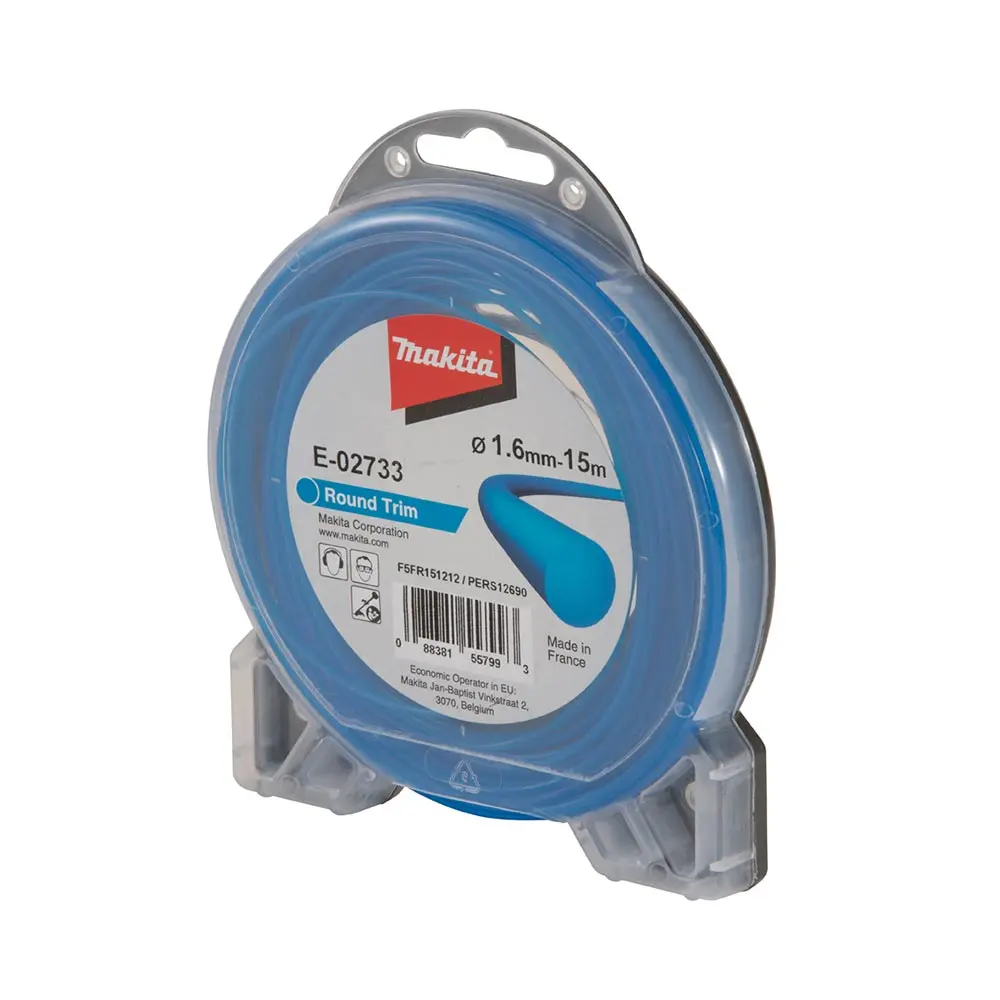 MAKITA 1.6mm X 15m Round Trim Line Blue E-02733