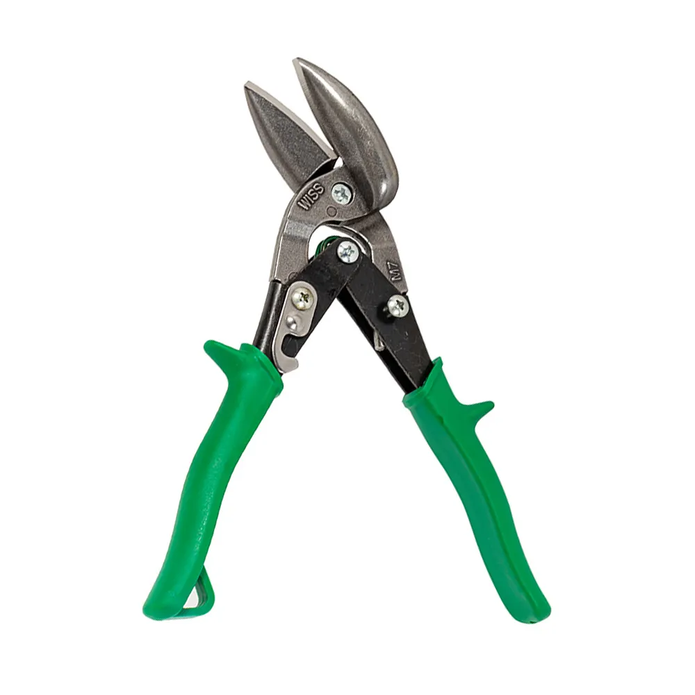 CRESCENT WISS 235mm/9-1/4" Metalmaster Offset Straight And Right Cut Aviation Snips M7R