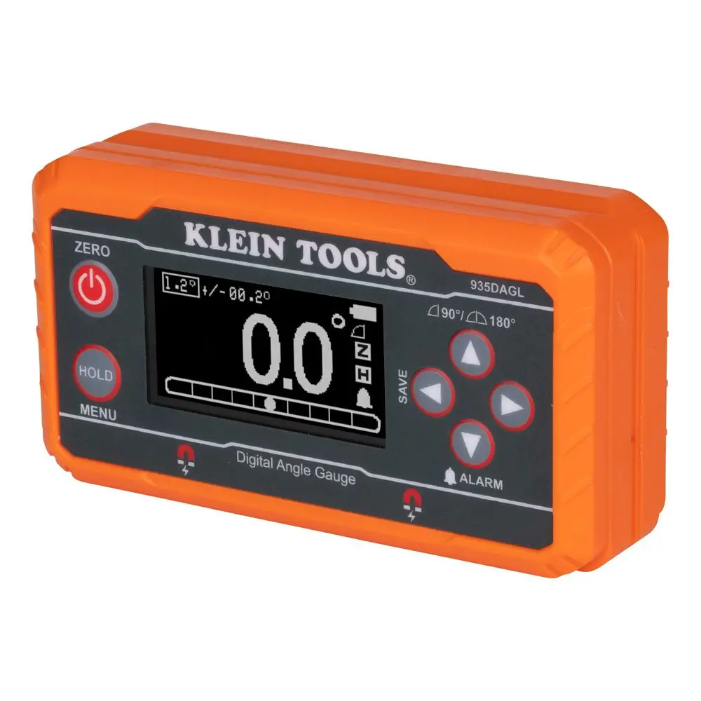 KLEIN Digital Angle Gauge & Level w/ Programmable Angles A935DAGL