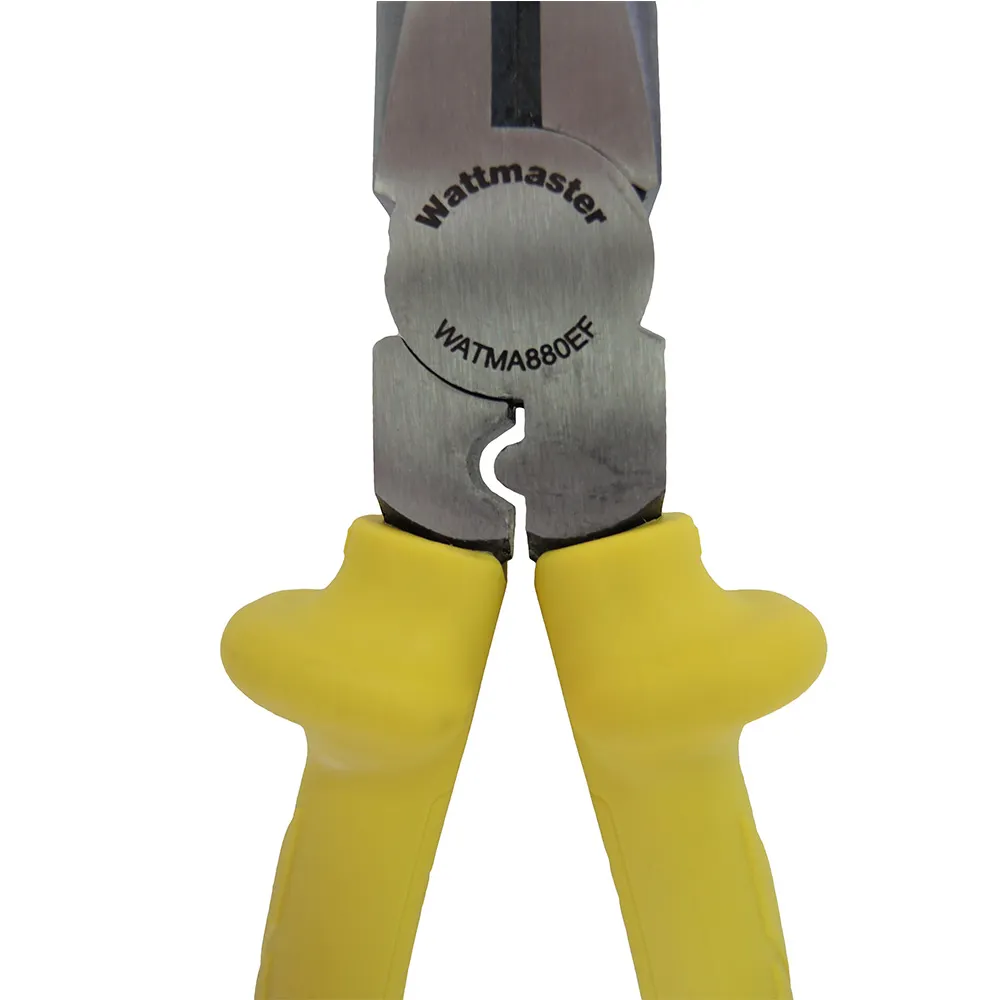 WATTMASTER 225mm Soft Grip Linesman Pliers WATMA880EF