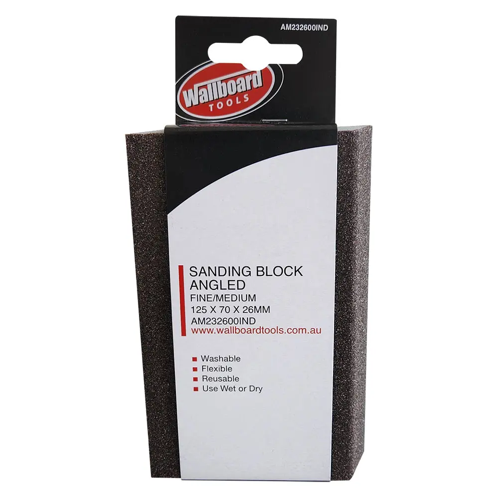 WALLBOARD Fine/Medium Dual Angled Sanding Block AM-232600IND
