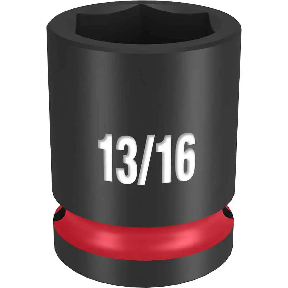 MILWAUKEE SHOCKWAVE 1/2" Drive 13/16" Standard 6 Point Impact Socket 49666207