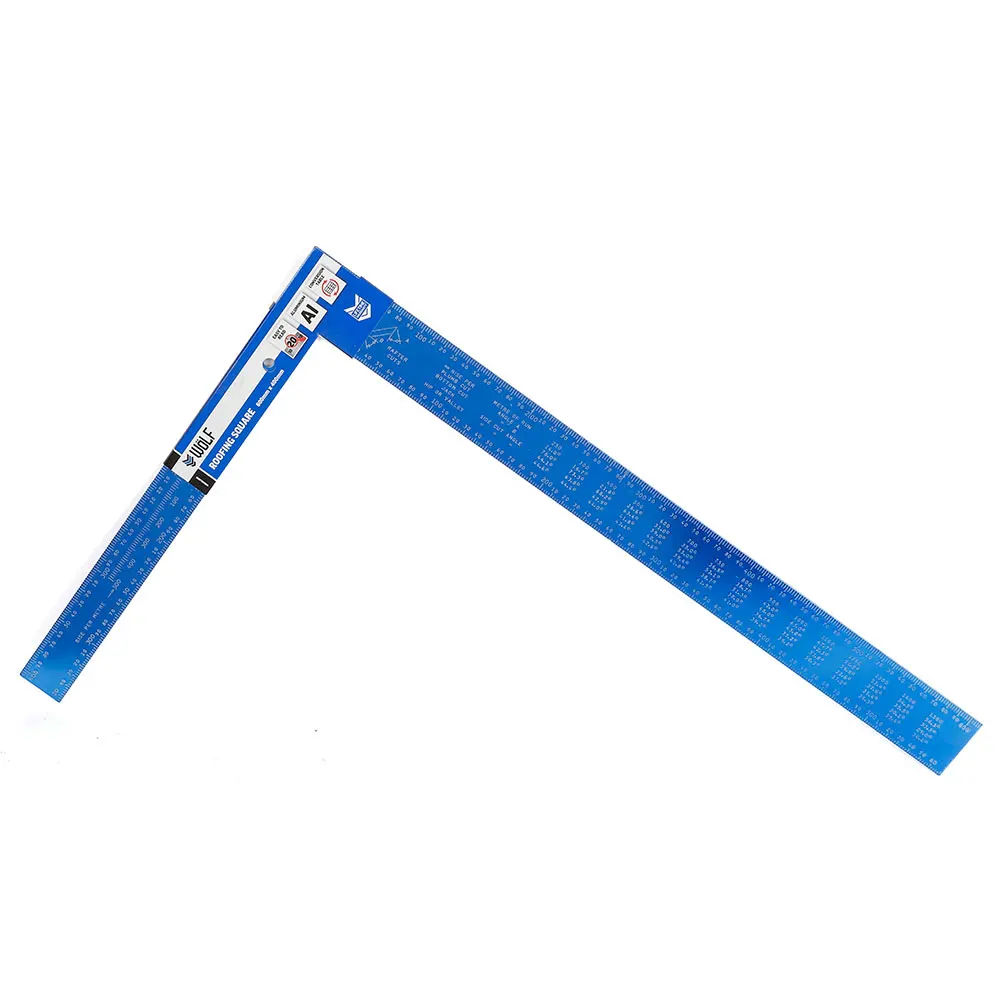 WOLF 600mm x 400mm Aluminium Roofing Square - Blue WRSABLU600