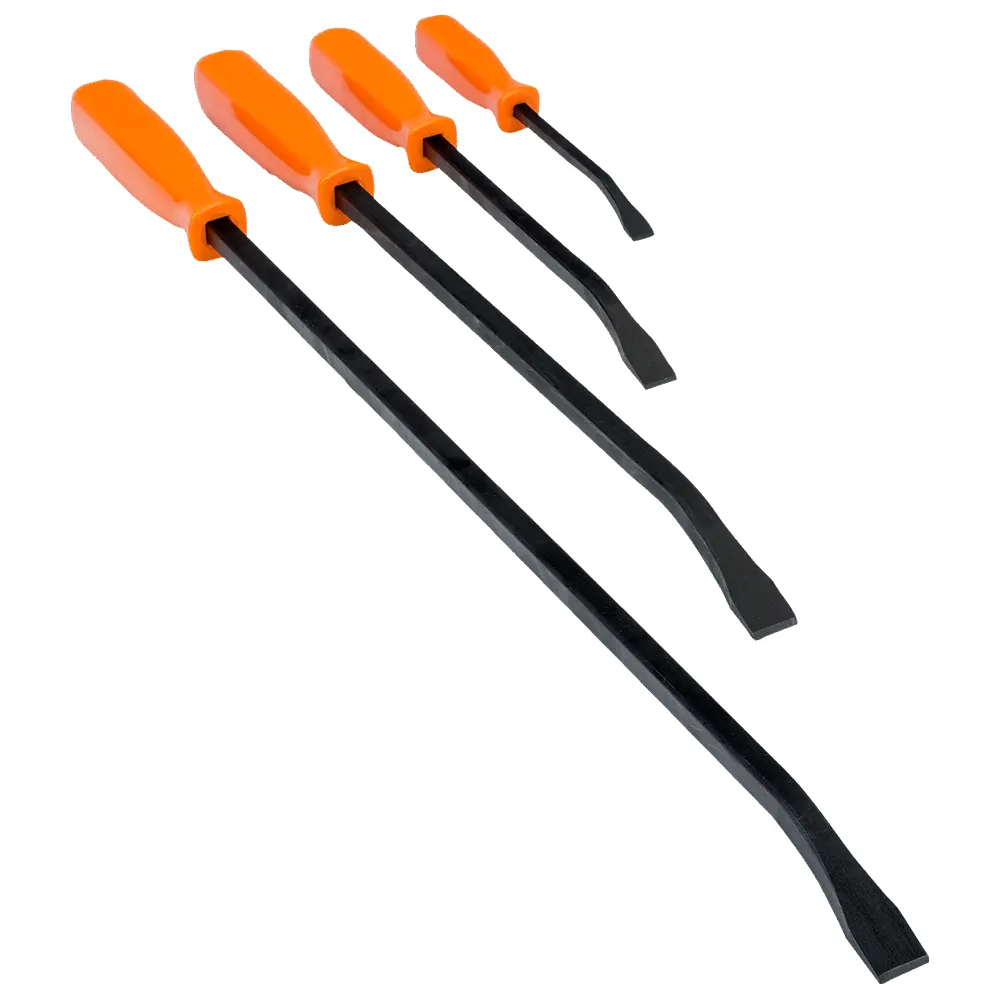 BAHCO Flat Head Pry Bar Set - 4 Piece 2484S4