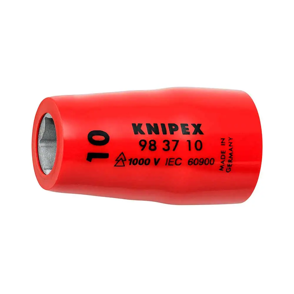KNIPEX 10mm 3/8inch 1000V- Drive Insulated Hex Socket 983710