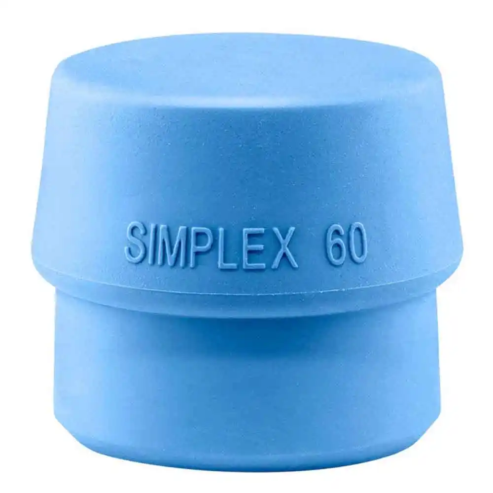 HALDER 1pk 60mm Insert Mallet TPE Soft Tips - Blue 3201.06