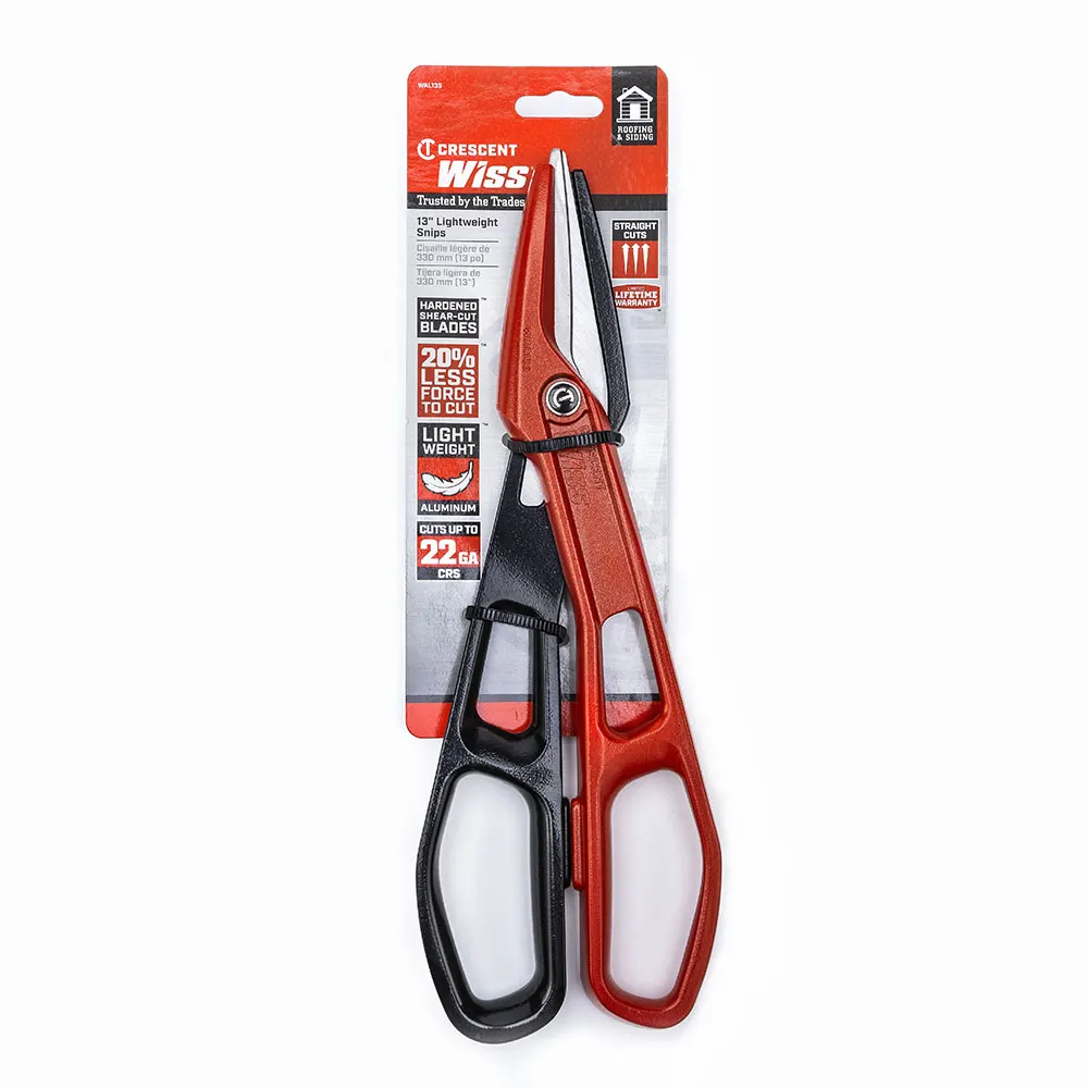 WISS 325mm Lightweight Aluminium Straight Snip WAL13S