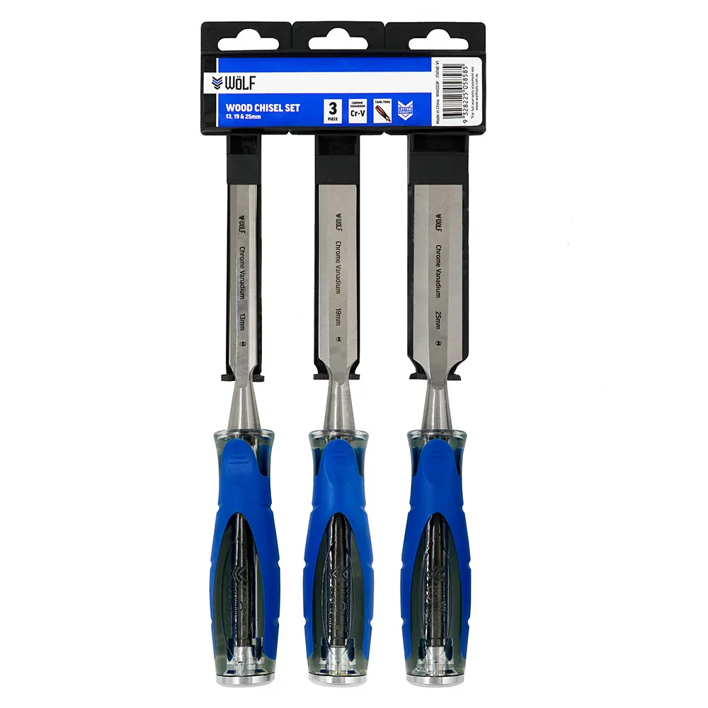 WoLF Wood Chisel Set - 3 PIECE WWC03P