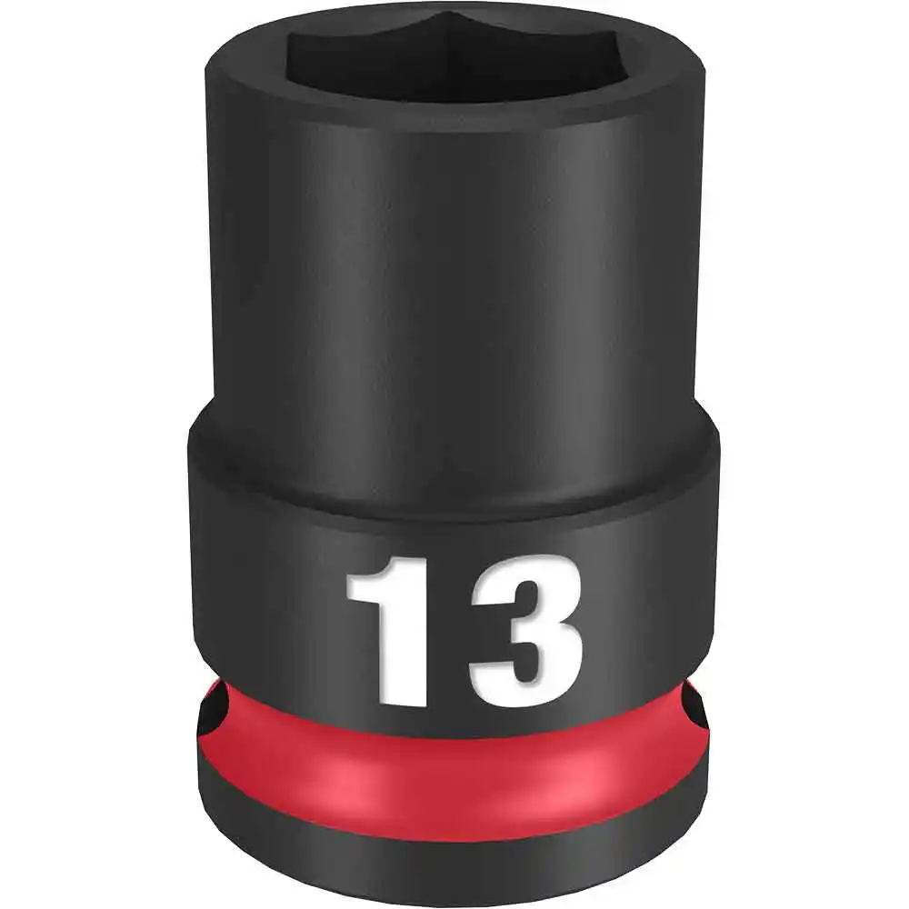 MILWAUKEE SHOCKWAVE 3/8" Drive 13mm Standard 6 Point Impact Socket 49666137