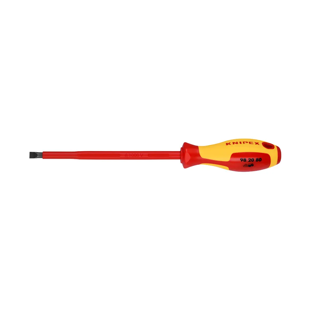 Knipex 1000V 8mm Insulated Slotted Screwdriver 982080