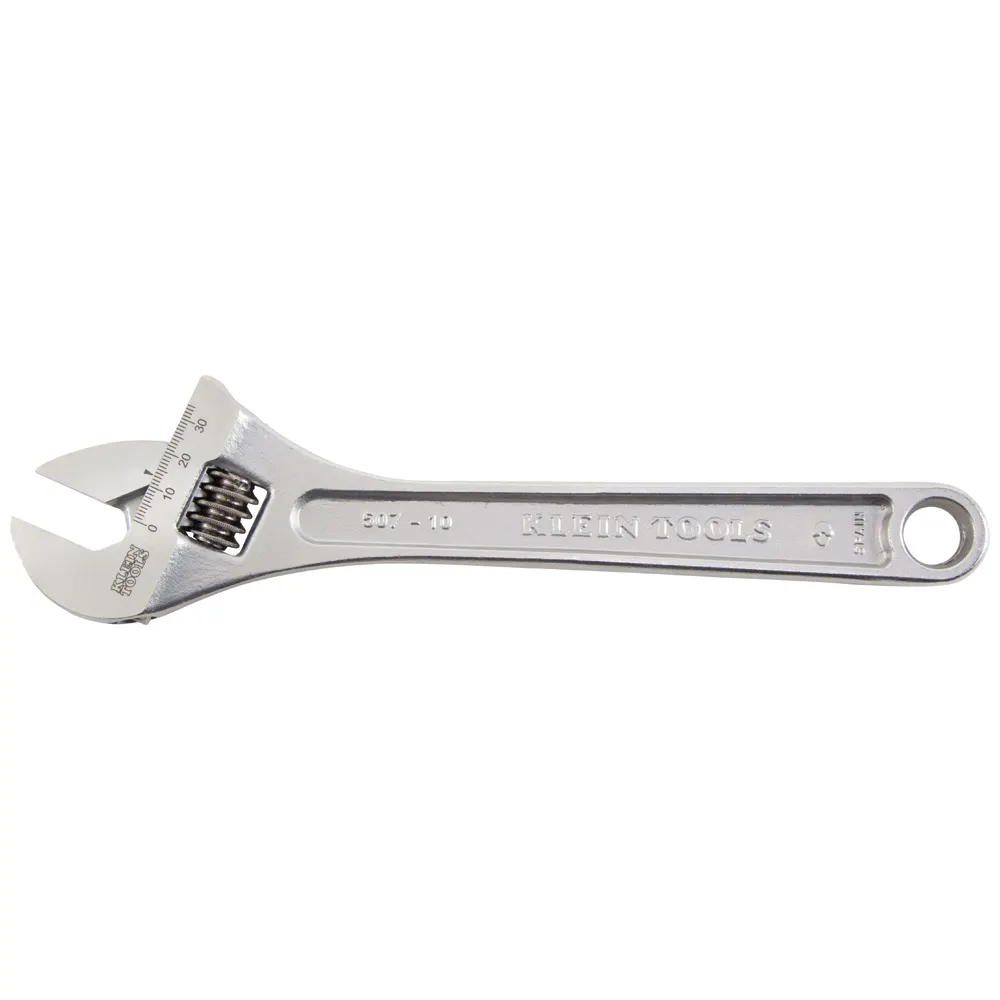 KLEIN 10inch Adjustable Wrench Extra-Capacity A-507-10