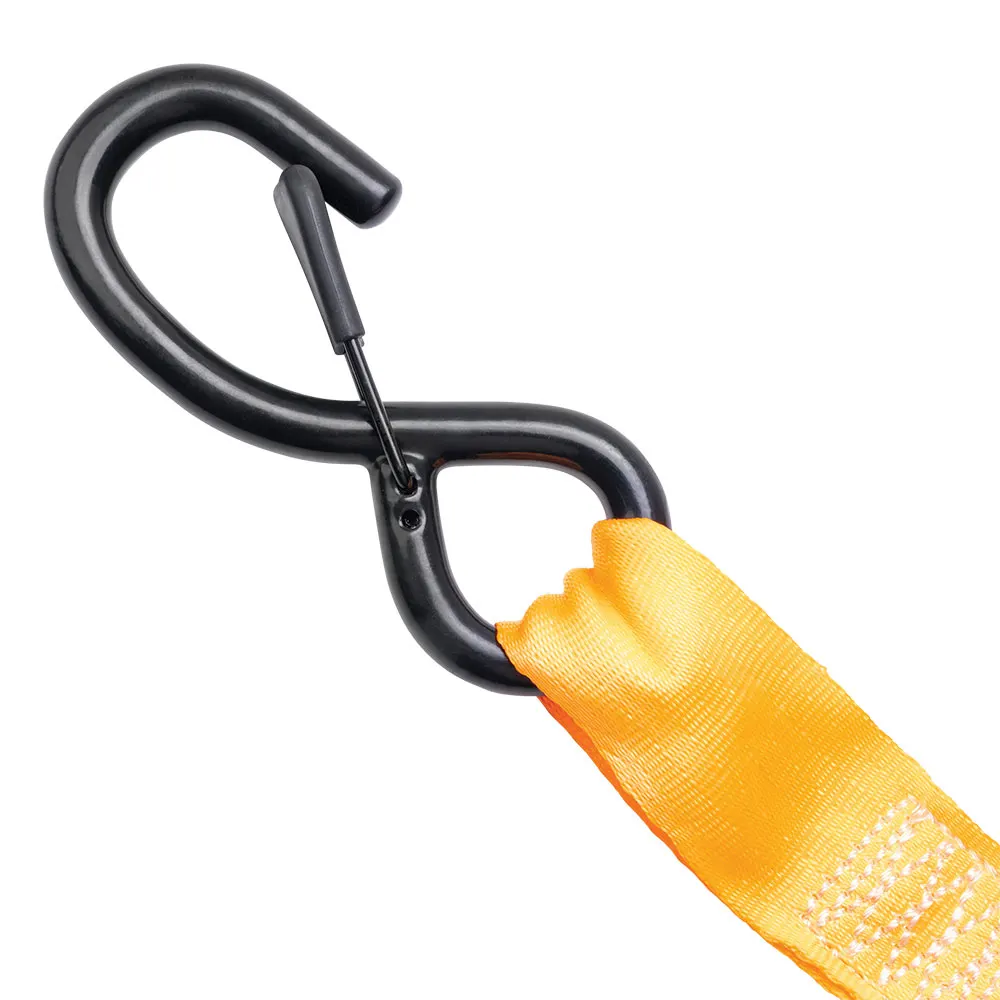GUARDALL 4.5m x 50mm 750kg Safety S Hook Retractable Ratcheting Strap GDARS750