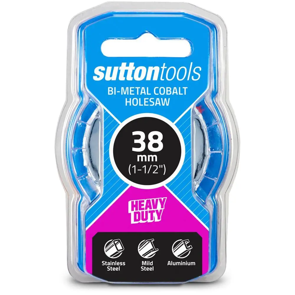 SUTTON 38mm (1.1/2inch) Bi-Metal Cobalt Holesaw