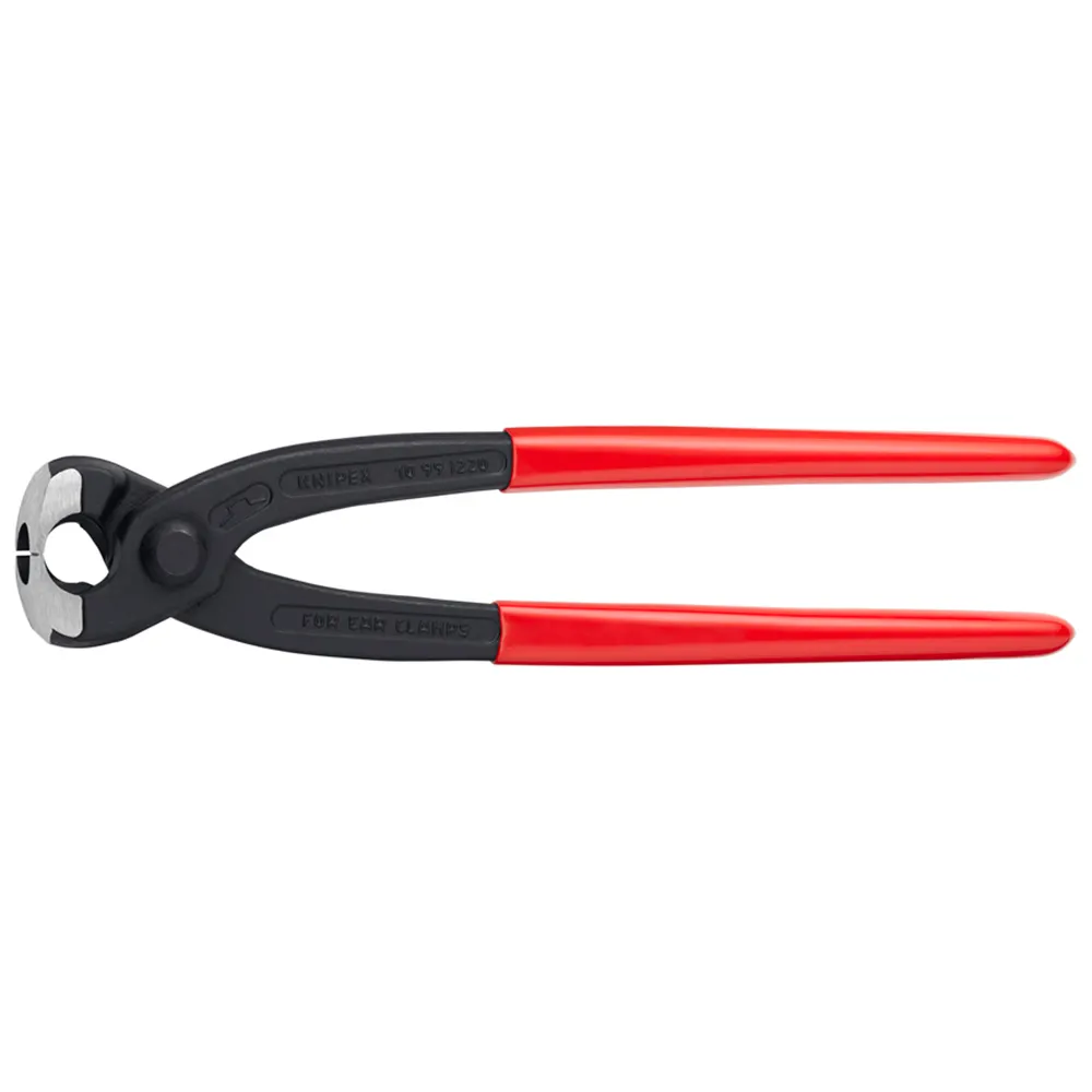 KNIPEX 220mm Top & Side Jaw Ear Clamp Pincer 1099I220SB