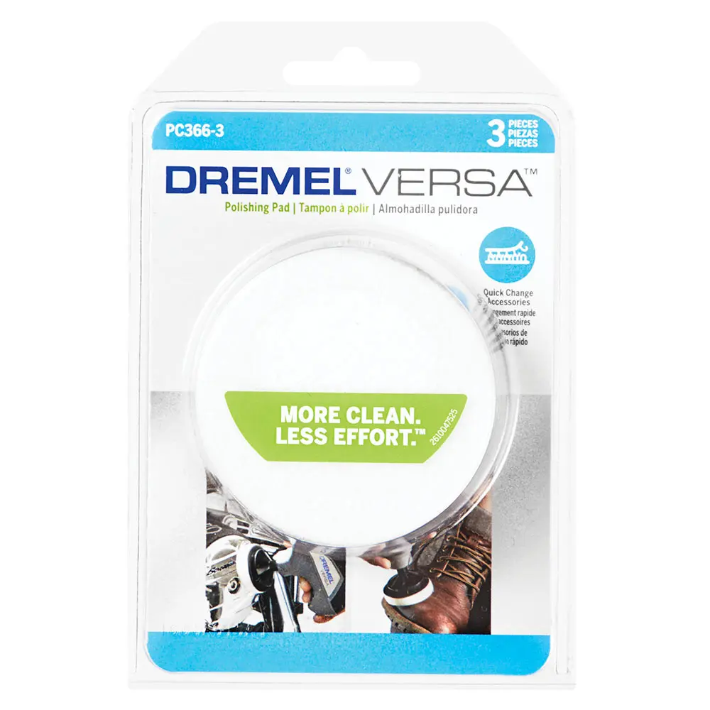 DREMEL PC366-3 Polishing Pads - 3 Piece 2615P366AA
