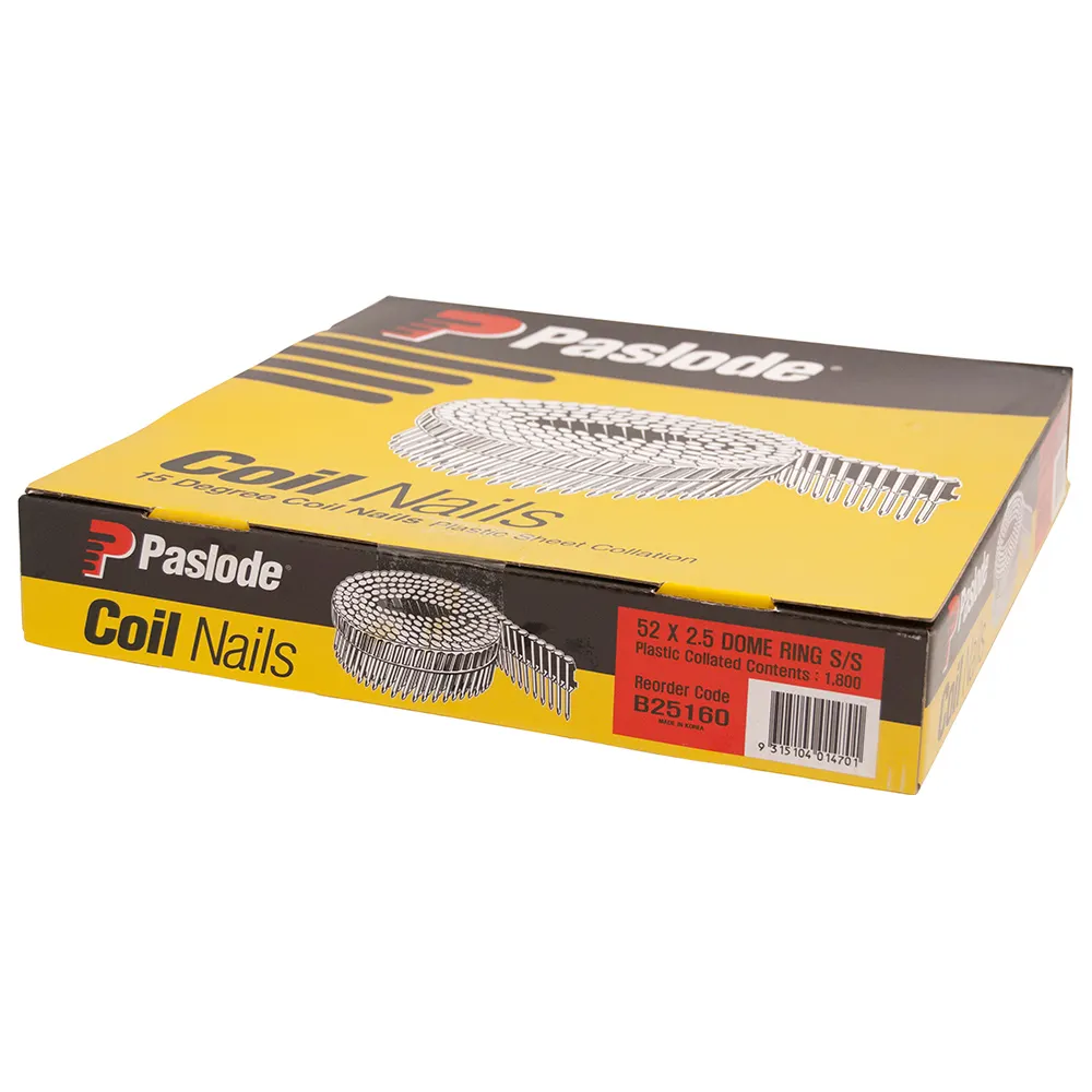 PASLODE 52mm Collated Plastic Sheet Nails 1800 Pack B25160