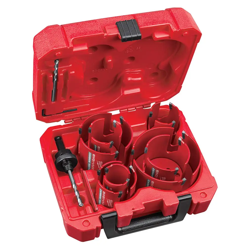 MILWAUKEE Big Hawg TCT Multipurpose Holesaw Set - 10 Piece 49569298