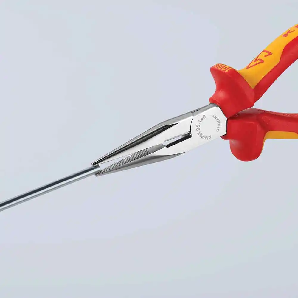 KNIPEX 160mm 1000V Snipe Nose Pliers 2506160SB