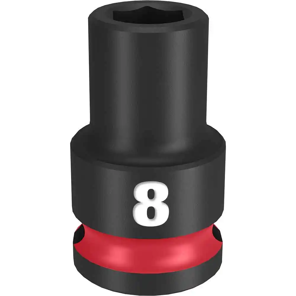 MILWAUKEE SHOCKWAVE 3/8" Drive 8mm Standard 6 Point Impact Socket 49666132