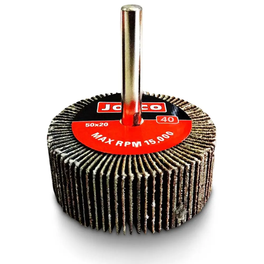 JOSCO 50 x 20mm 40-Grit Mounted Flap Wheel