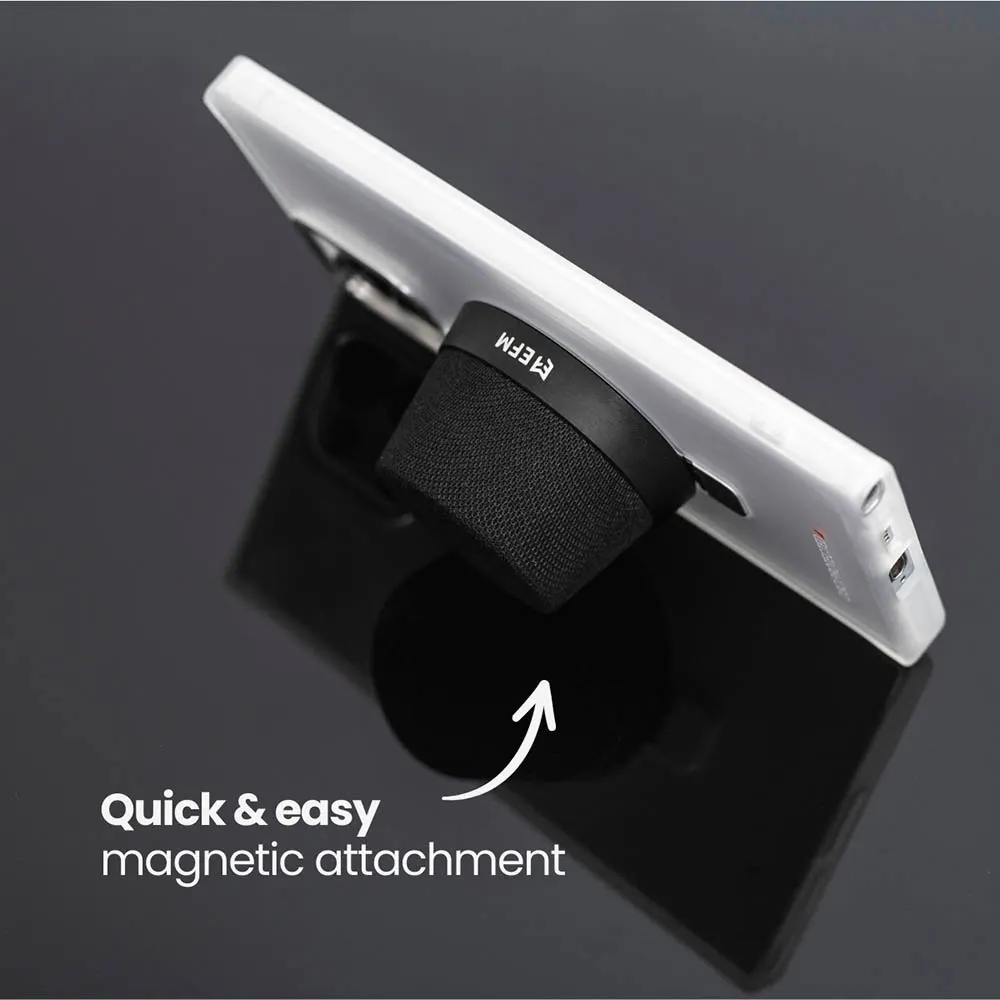 EFM Cloudbreak Mag Bluetooth Speaker Twin Pack With MagSafe Compatibility - Black EFA2CBM909BLA