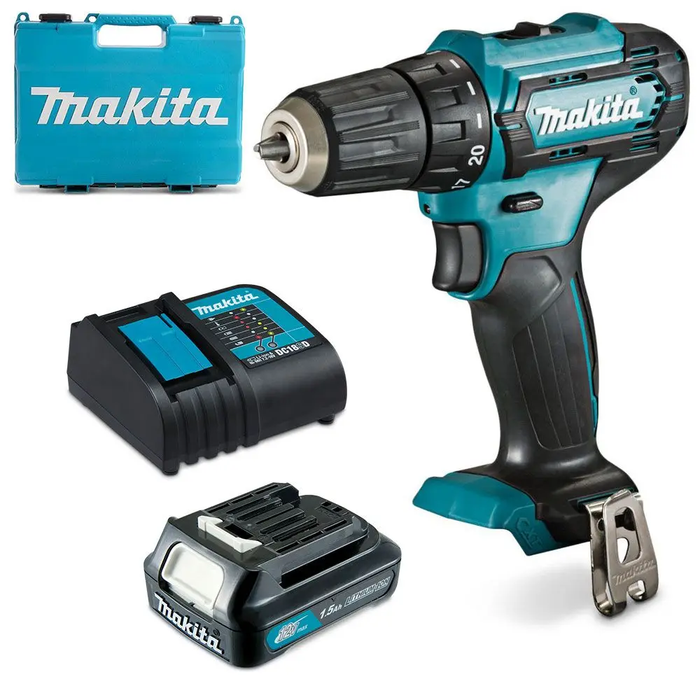 MAKITA 12V 1.5Ah 3/8inch Driver Drill with Case DF333DWY