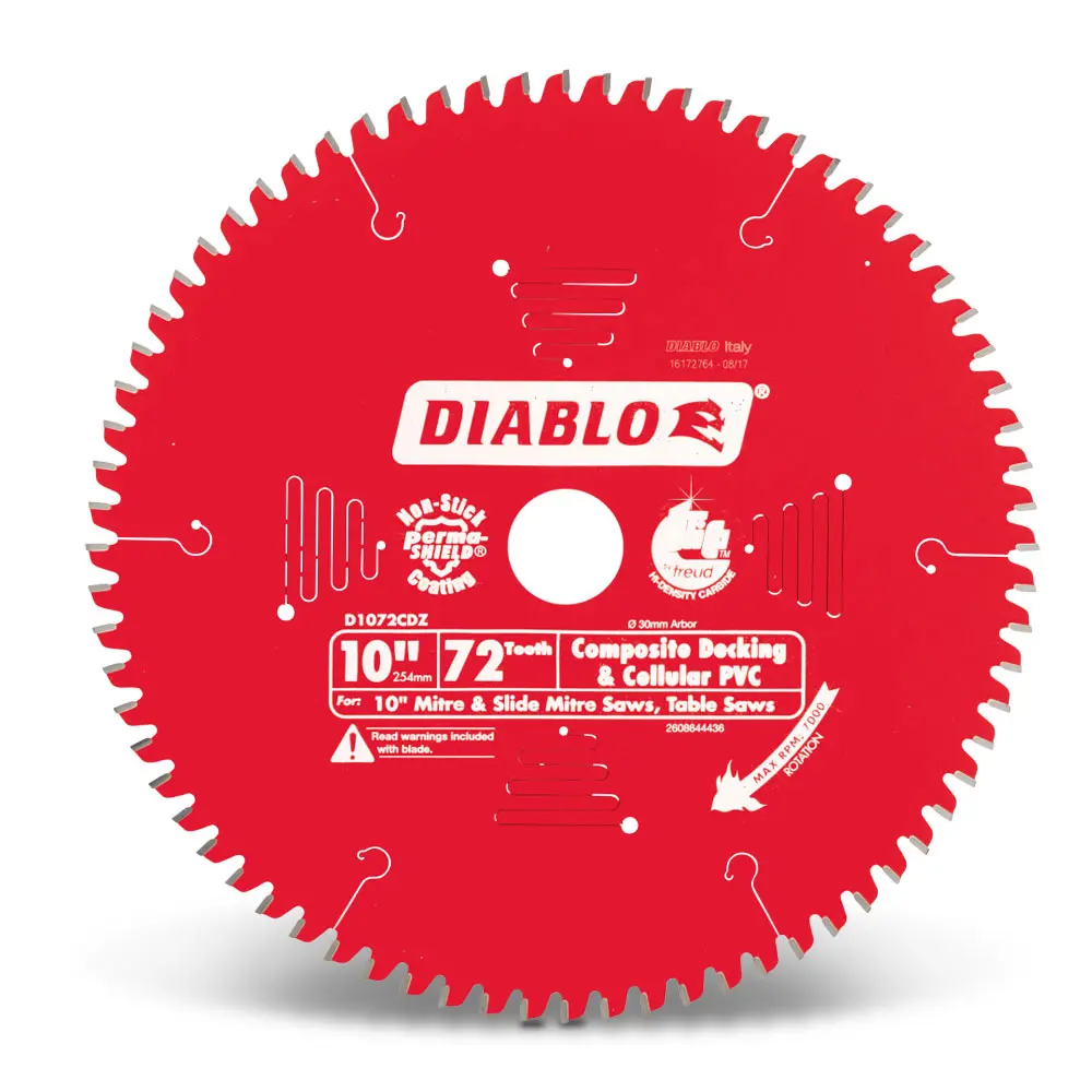DIABLO 254mm 72T Composite Decking Saw Blade 2608644436