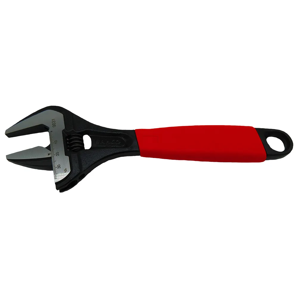 BAHCO Xmas Edition 200mm 38mm Cap Soft Grip Adjustable Wrench 9031-XE