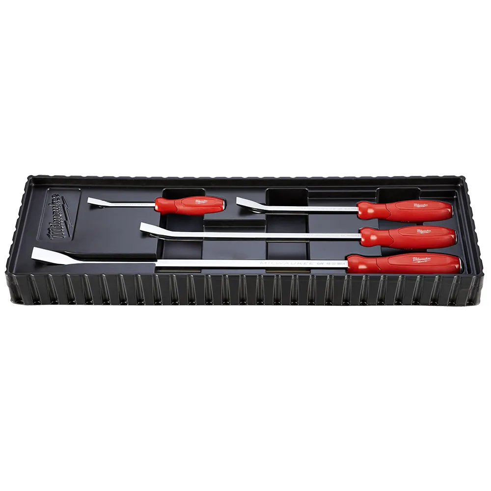 MILWAUKEE 203mm 305mm 457mm 610mm Pry Bar Set - 4 Piece 48229214