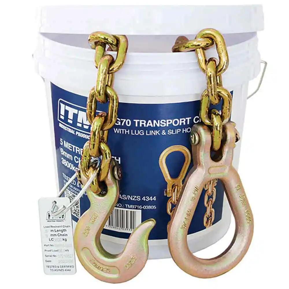 ITM 3.8T Lug Link Slip Hook Transport Chain TM9716-03805