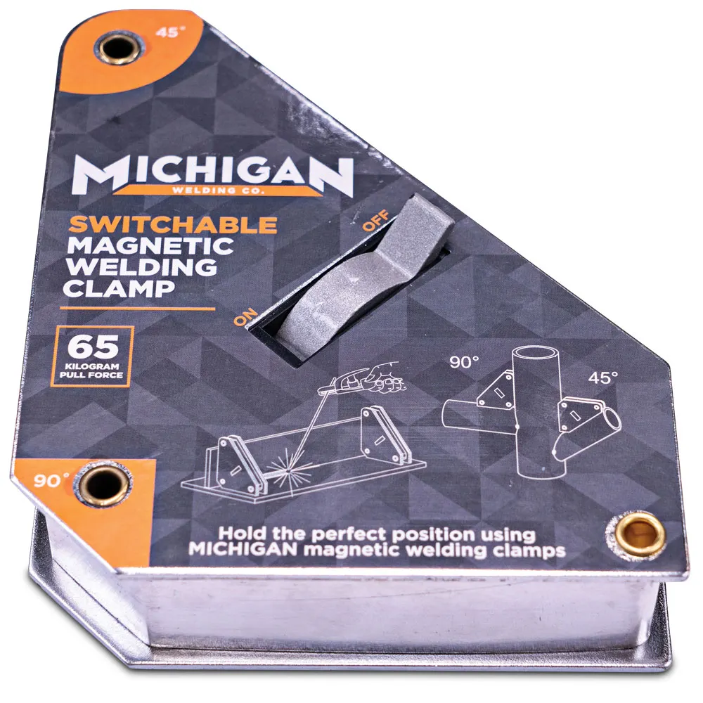 MICHIGAN Multi-Angle 65kgf Switchable Magnetic Welding ClampMMAGSSW65