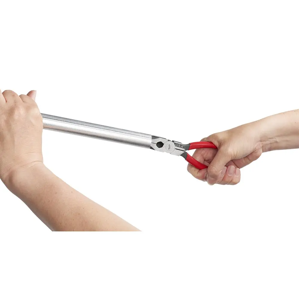 MILWAUKEE 203mm USA Made Plastic Grip Handle Long Nose Plier MT505
