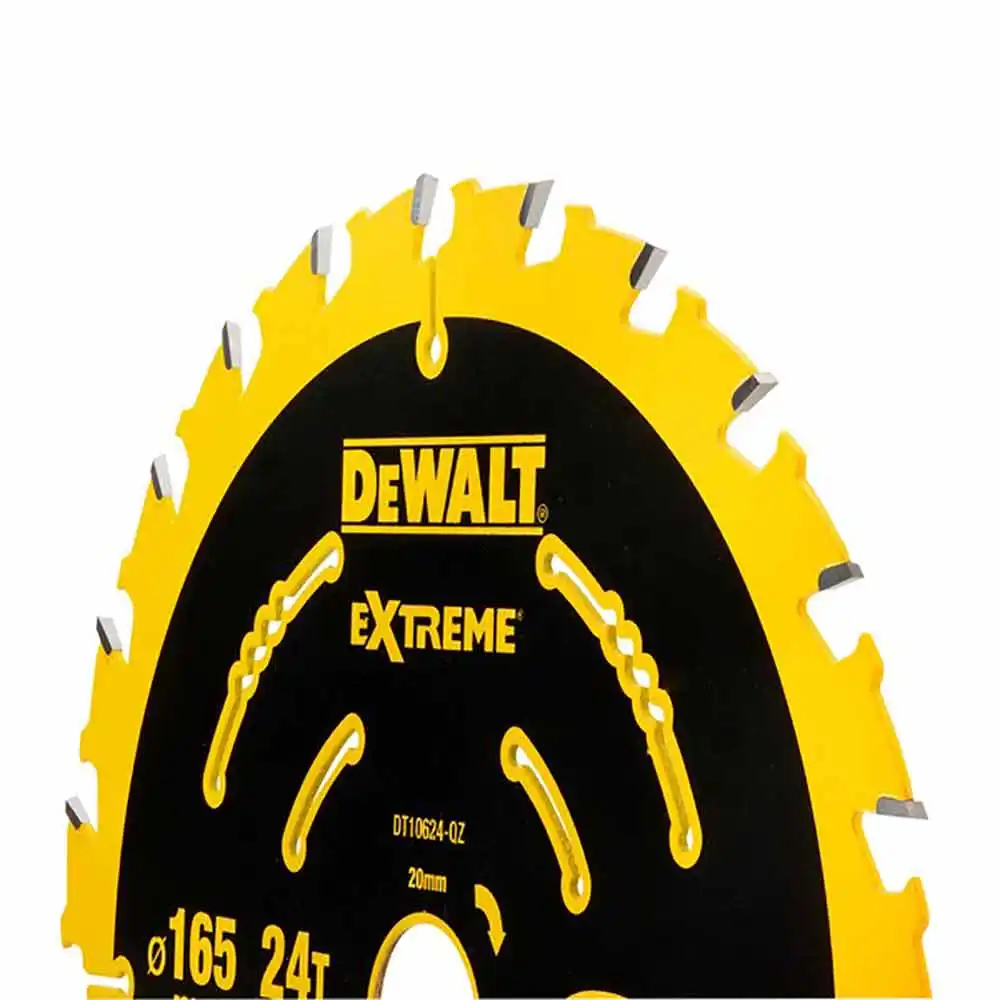 DEWALT 165mm Extreme 2nd Fix Circular Saw Blade DT10624-QZ