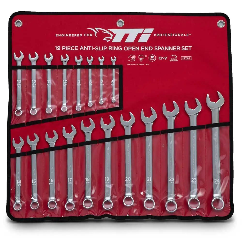TTI 19 Piece Anti-Slip Metric Spanner Set TASSM19
