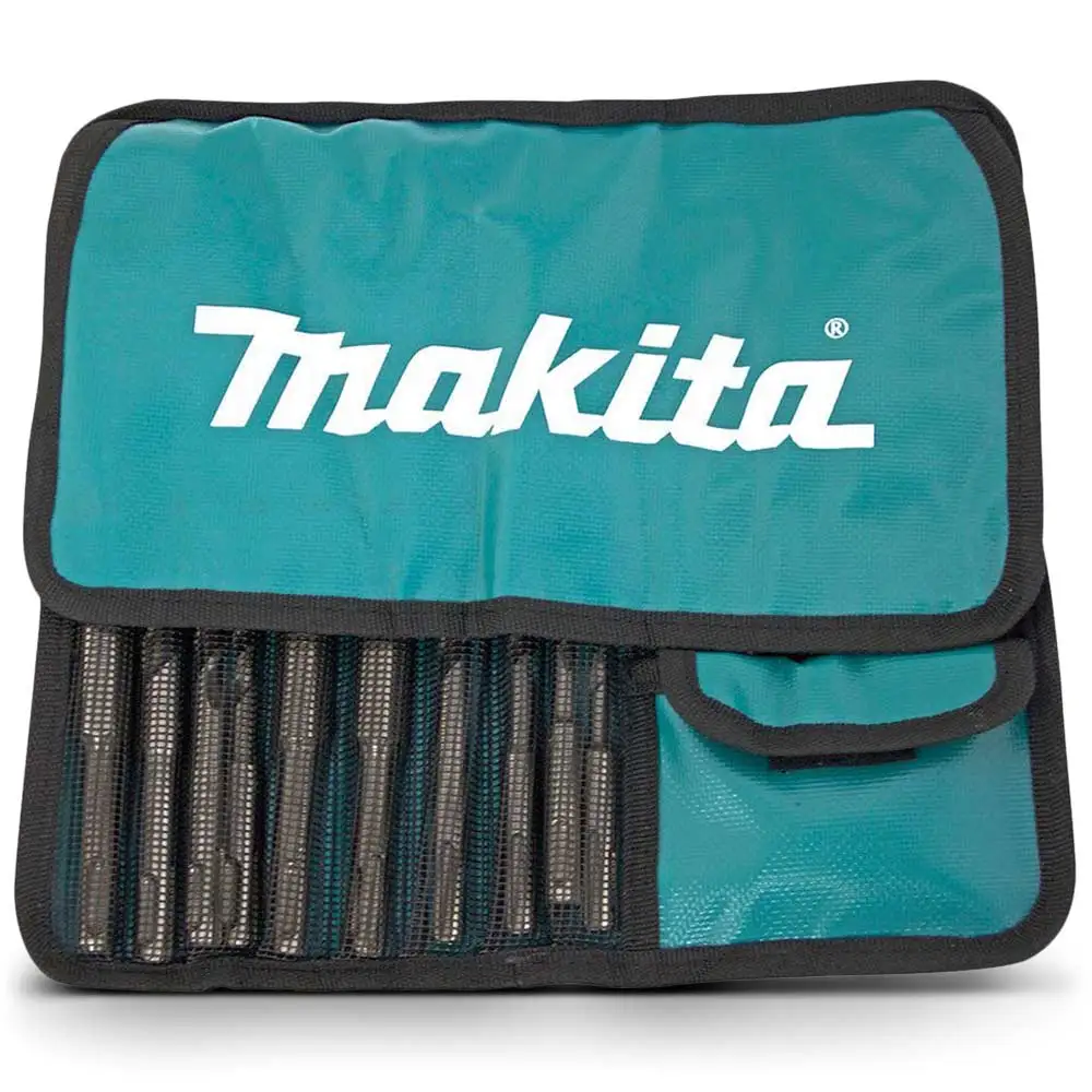 MAKITA SDS-Plus TCT Hammer Drill Bit & Chisel Set - 17 Piece D-53073