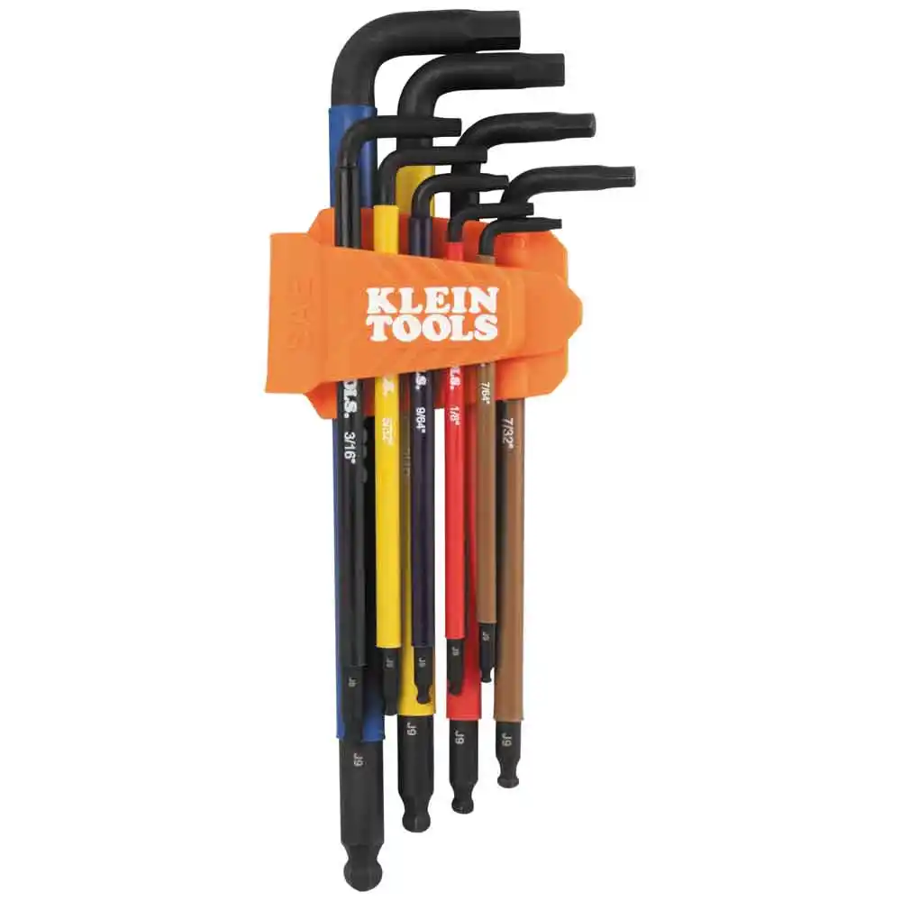 KLEIN L Style Ball End Colored - 9 Piece A-BLS9