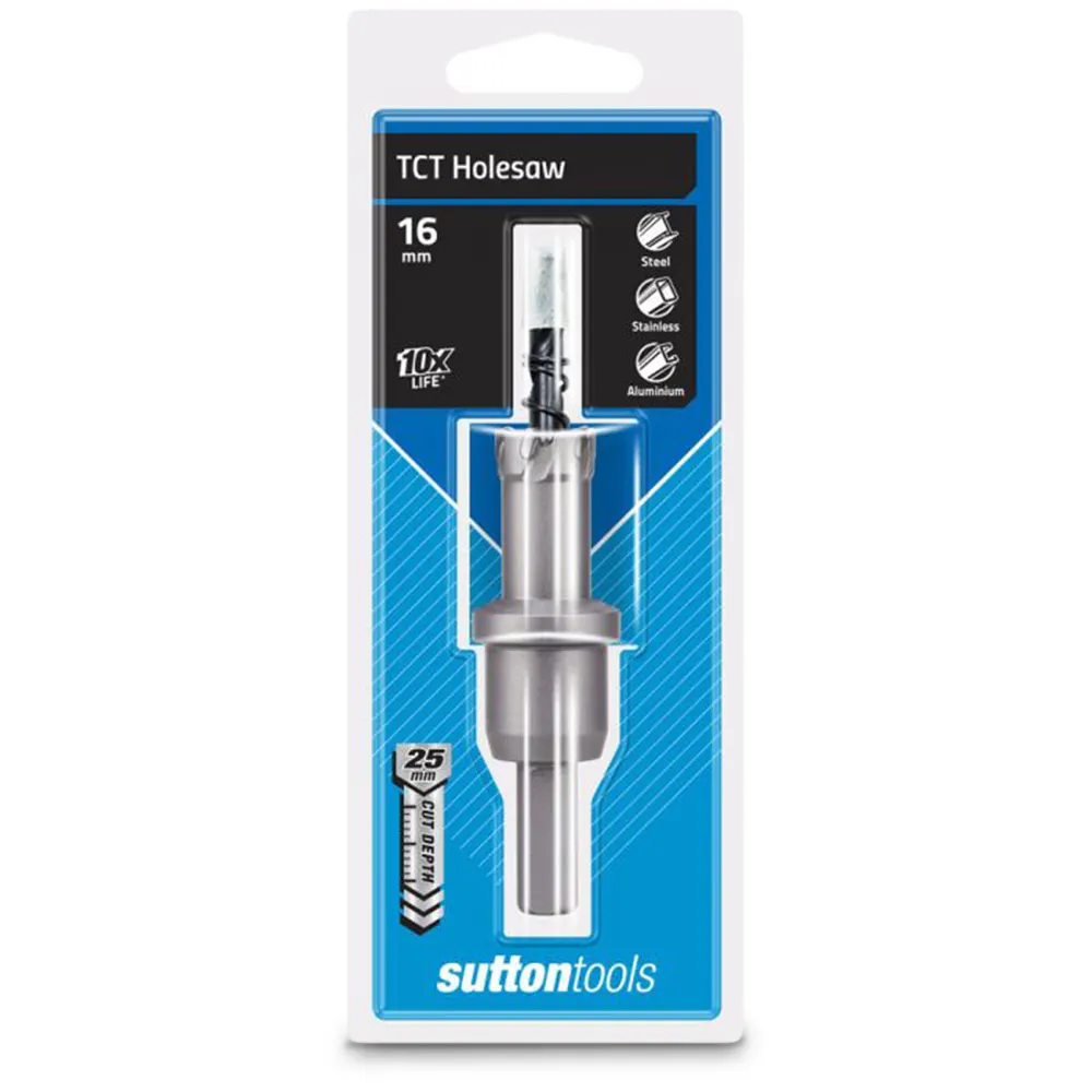 SUTTON 16 x 25mm TCT Holesaw for Metal